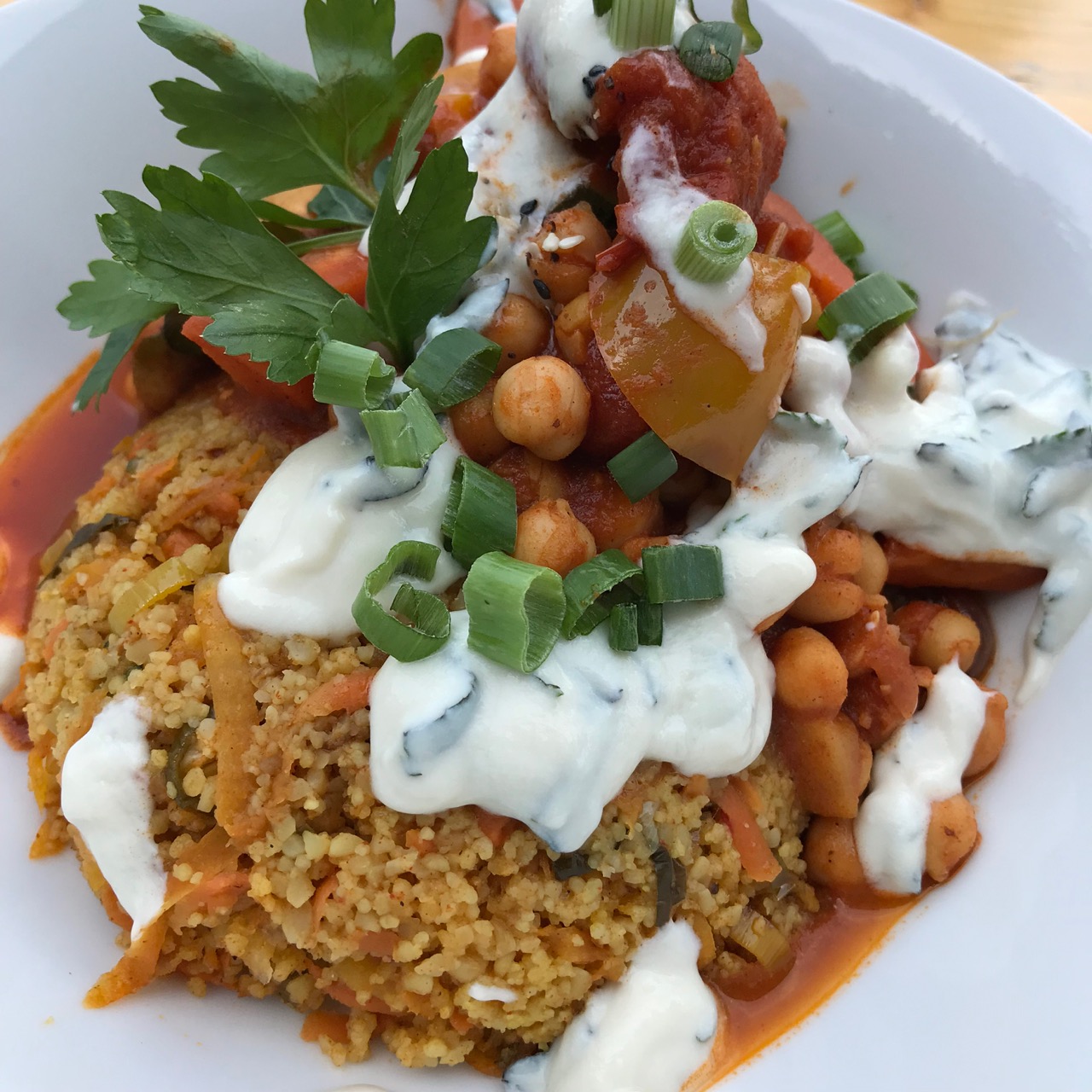 Luups: Ein Teller mit Couscous