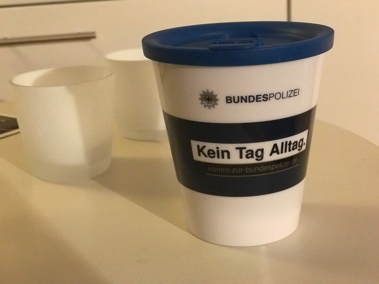 Becher Bundespolizei