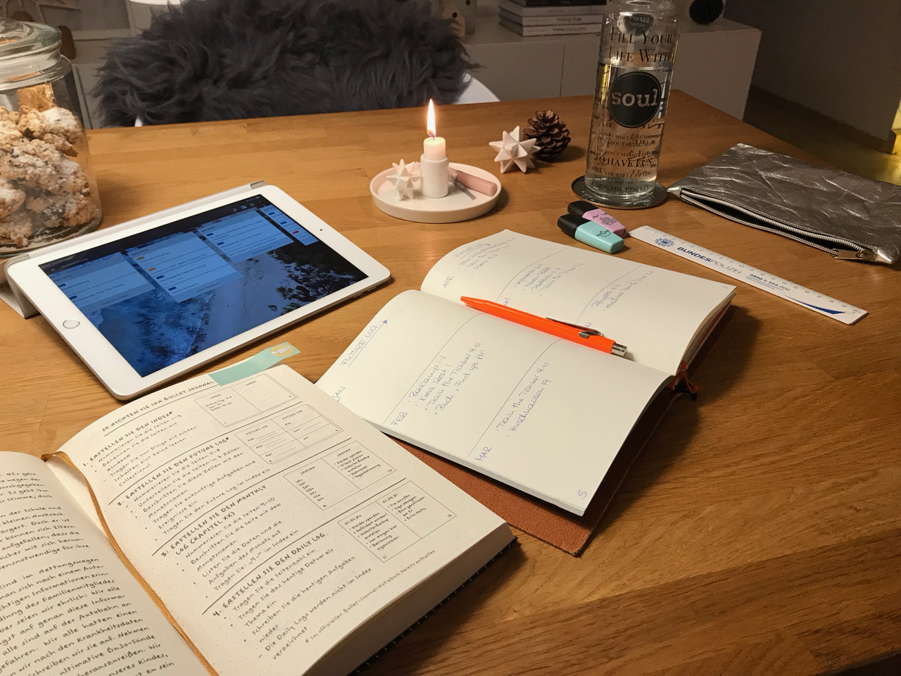 Bullet Journal in the making