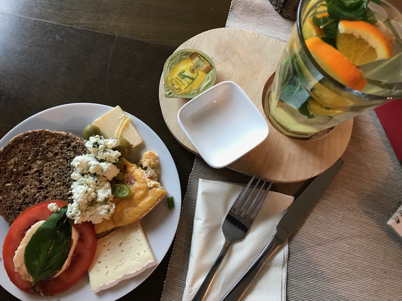 Frühstück im Seitenblick