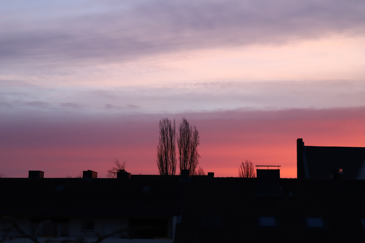 Sonnenaufgang über Dortmund