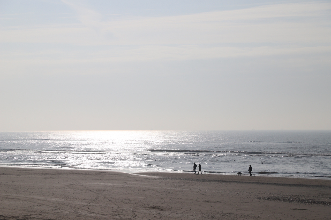 Noordwijk Strand am Abend