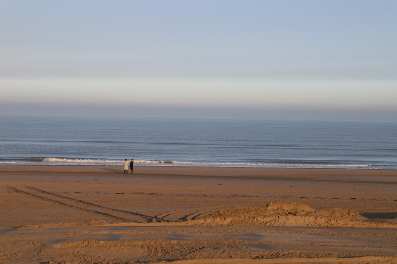 Noordwijk Strand am Morgen
