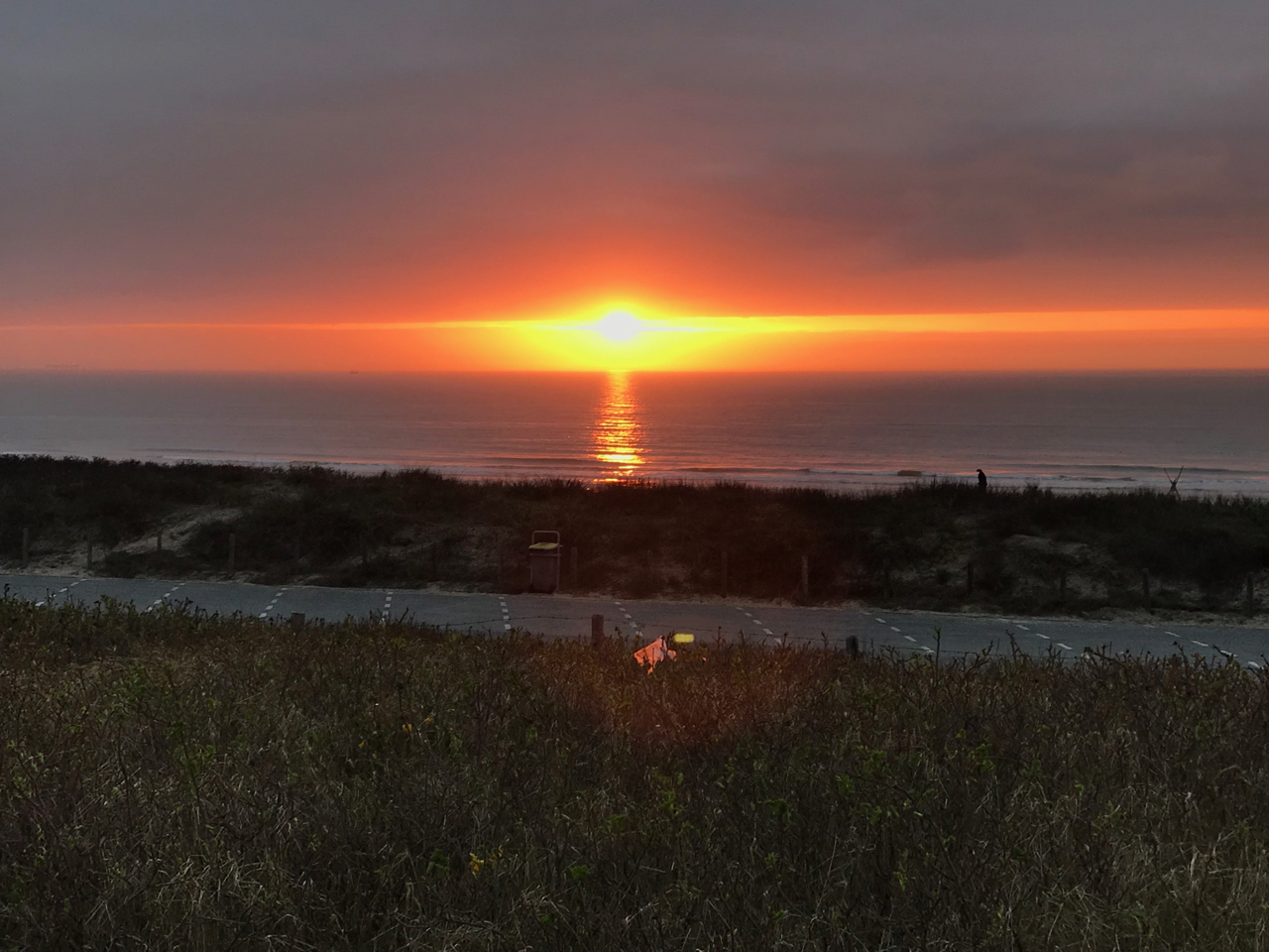 Noordwijk Sonnenuntergang