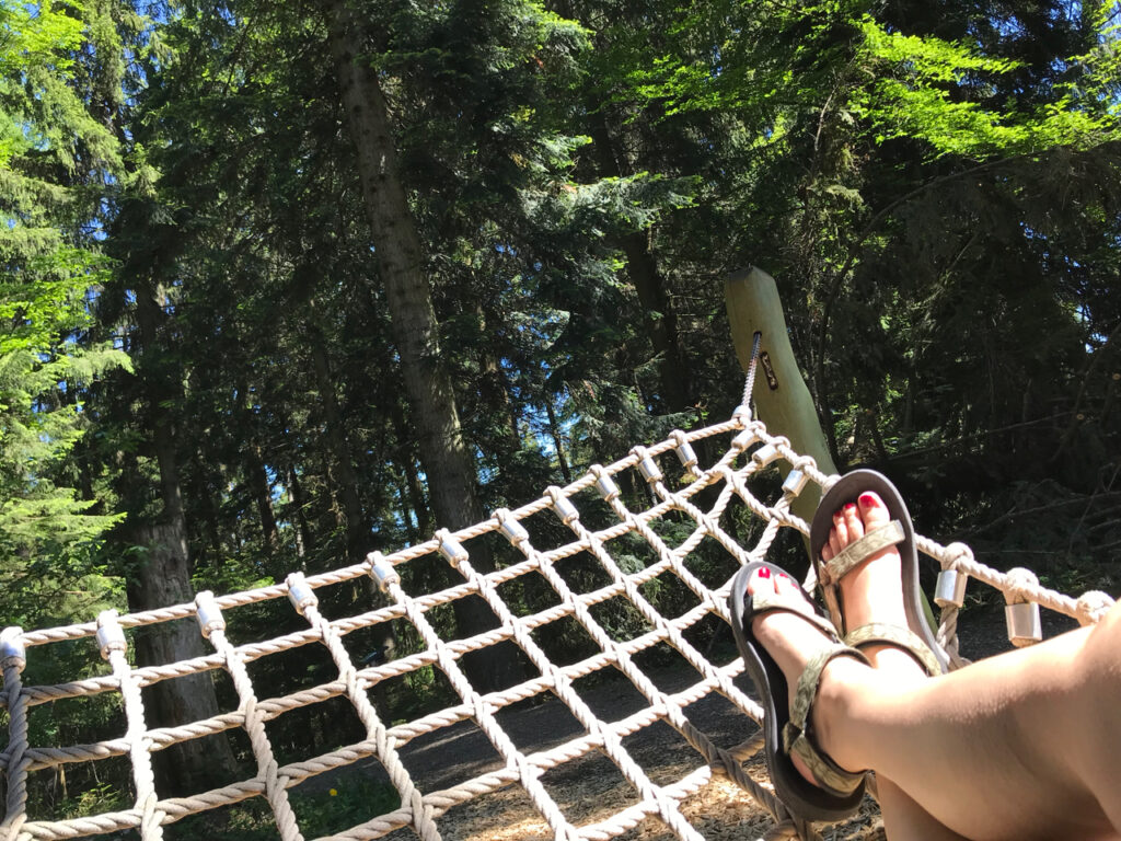 Scheidegg: Skywalk Hängematte