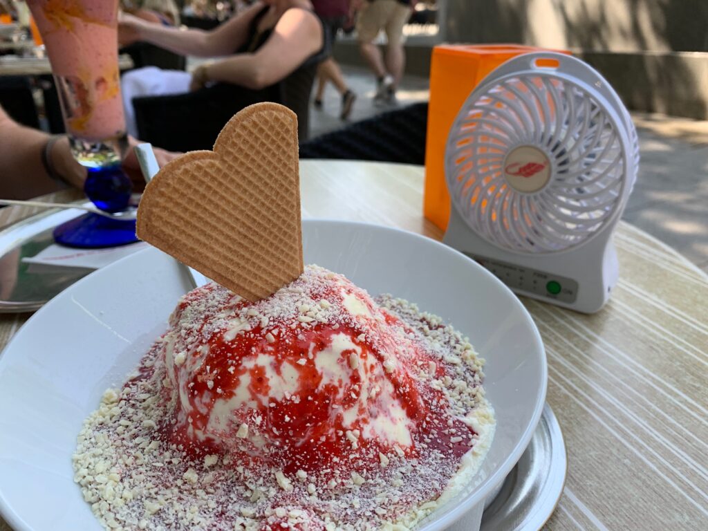 Spaghetti-Eis
