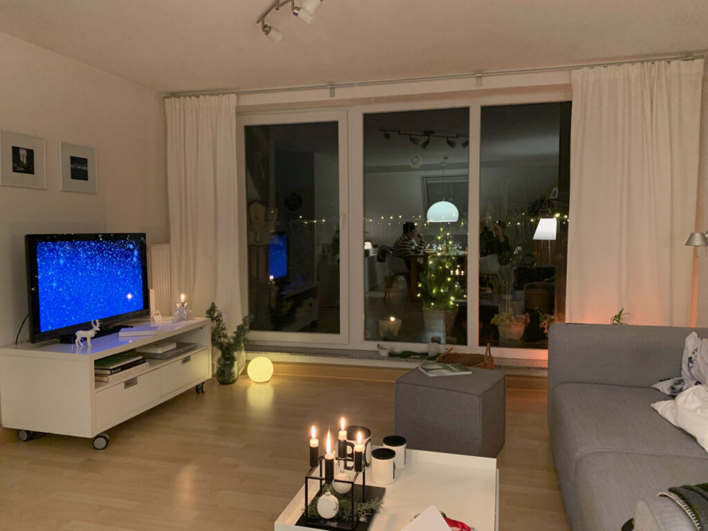 Winterabend: Mein Wohnzimmer