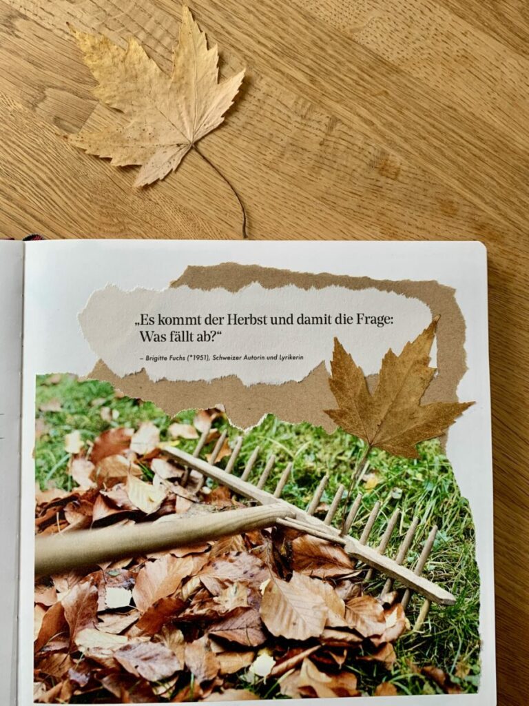 Zitat: "Es kommt der Herbst und damit die Frage: Was fällt ab?" von Brigitte Fuchs