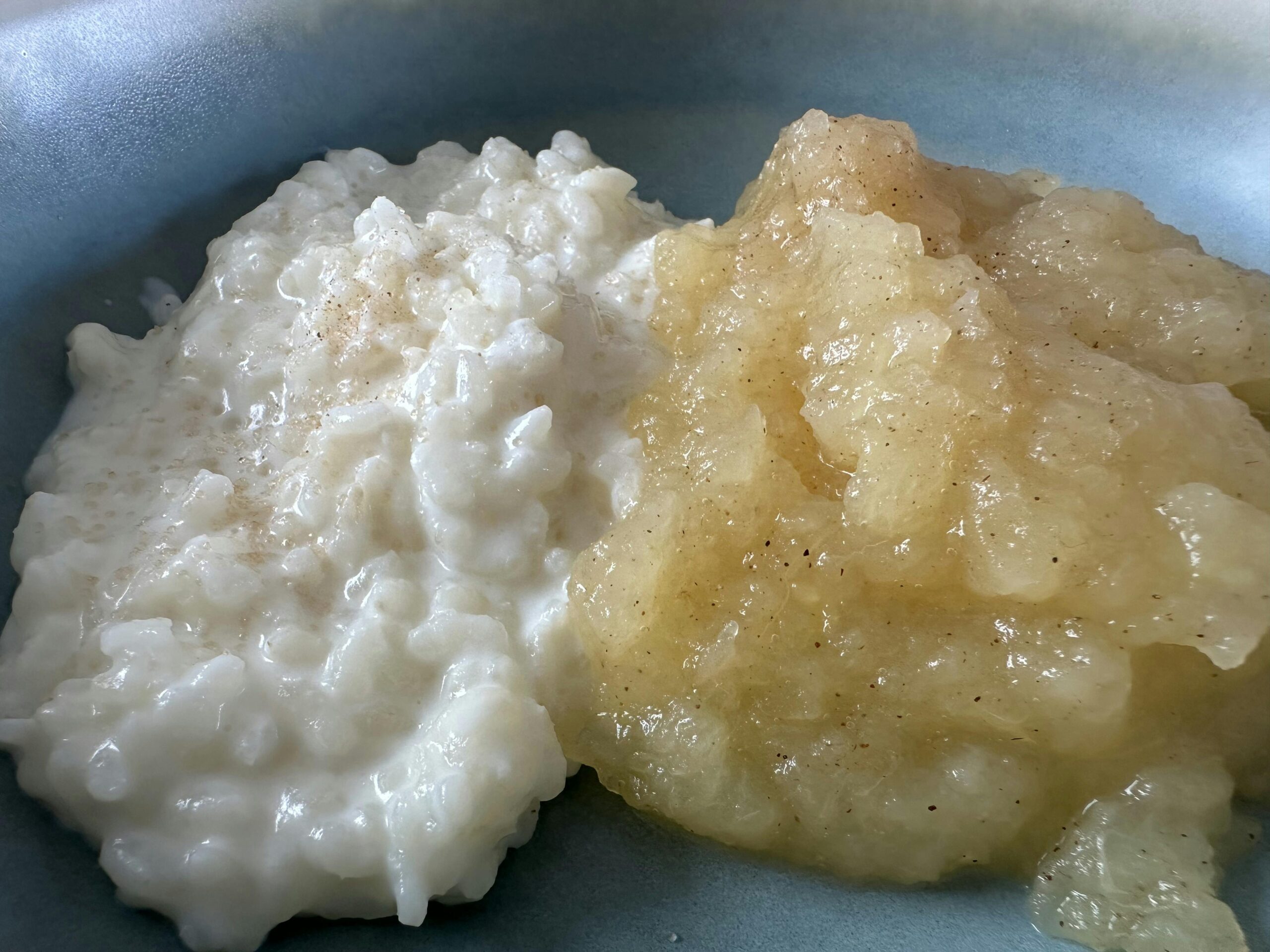 Milchreis mit Apfelkompott