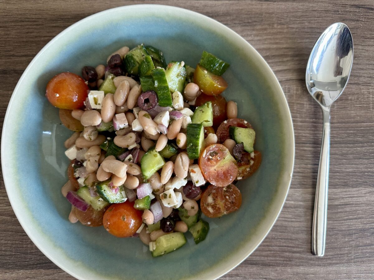 Weiße-Bohnen-Salat